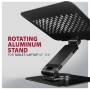 Axagon STND-LRB Laptop-Ständer, 360° drehbar, Doppelgelenk, verlängerbar Supporto per laptop e tablet Nero 43,9 cm (17.3")
