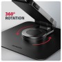 Axagon STND-LRB Laptop-Ständer, 360° drehbar, Doppelgelenk, verlängerbar Supporto per laptop e tablet Nero 43,9 cm (17.3")