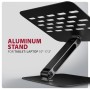 Axagon STND-LQB Laptop-Ständer, Doppelgelenk, höhenverstellbar, faltbar Supporto per laptop e tablet Nero 43,9 cm (17.3")