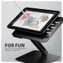 Axagon STND-LQB Laptop-Ständer, Doppelgelenk, höhenverstellbar, faltbar Supporto per laptop e tablet Nero 43,9 cm (17.3")