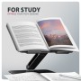 Axagon STND-LQB Laptop-Ständer, Doppelgelenk, höhenverstellbar, faltbar Supporto per laptop e tablet Nero 43,9 cm (17.3")