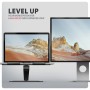 Axagon STND-LQB Laptop-Ständer, Doppelgelenk, höhenverstellbar, faltbar Supporto per laptop e tablet Nero 43,9 cm (17.3")