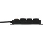 Brennenstuhl 1159950013 prolunghe e multiple 2 m 3 presa(e) AC Interno/esterno Nero