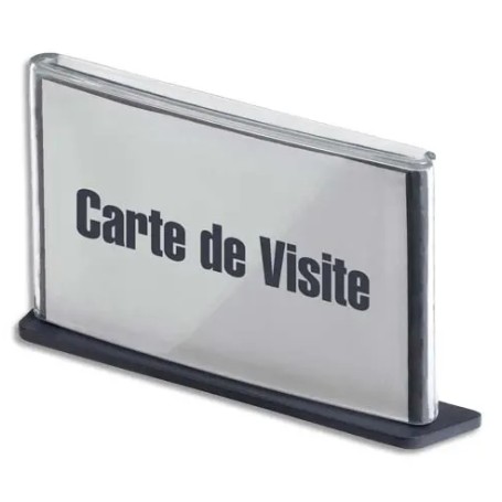 PaperFlow 60SCV.11 stand informativo e supporto per brochure Supporto per segnale Vetro, Polistirene (PS) Nero