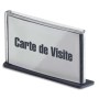 PaperFlow 60SCV.11 stand informativo e supporto per brochure Supporto per segnale Vetro, Polistirene (PS) Nero