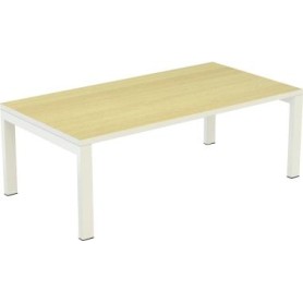easyDesk Beistelltisch T114.13.23 114x40x60cm Buche/weiß (T114.13.23)