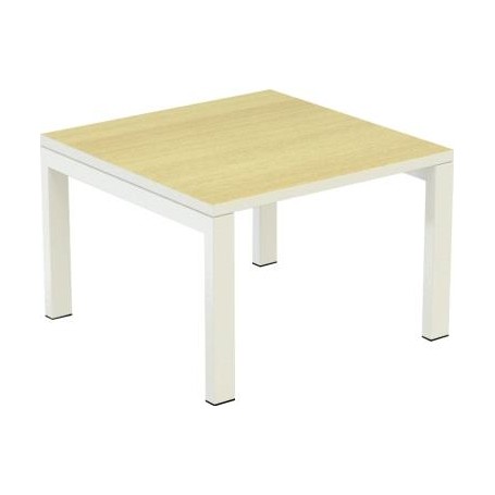 easyDesk Beistelltisch T60.13.23 60x40x60cm Buche/weiß (T60.13.23)