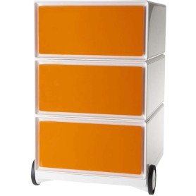 ROLLCONTAINER 3 SCHÜBE ORANGE (EBGHX3.05)