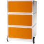 ROLLCONTAINER 3 SCHÜBE ORANGE (EBGHX3.05)