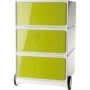 ROLLCONTAINER 3 SCHÜBE GRÜN (EBGHX3.08)
