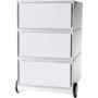 ROLLCONTAINER 3 SCHÜBE WEISS (EBGHX3.13)
