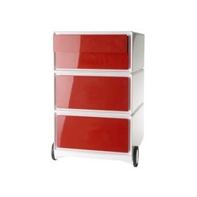 ROLLCONTAINER 4 SCHÜBE ROT (EBGHPH.18)