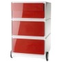 ROLLCONTAINER 4 SCHÜBE ROT (EBGHPH.18)