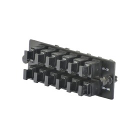Panduit FAPH1212BLMPO adattatore di fibra ottica MPO 1 pz Nero