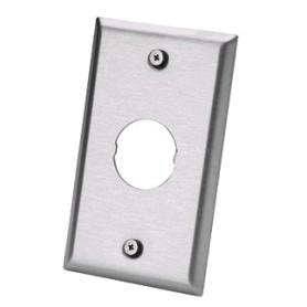 Panduit IAEFP1 Placca copripresa e copri interruttori Acciaio inox