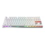 CHERRY MX 8.2 Pro TMR Wireless tastiera Gaming USB + RF Wireless + Bluetooth QWERTY US International Argento, Bianco (G8E-3885HACAUS-0)