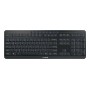 CHERRY Stream desktop ultimate tastiera Mouse incluso Casa/ufficio USB + RF Wireless + Bluetooth QWERTY Inglese Nero (JD-8570US-2)