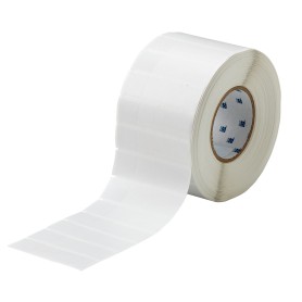 Brady THT-65-427-3 etichetta per stampante Trasparente, Bianco Etichetta per stampante autoadesiva (030539)