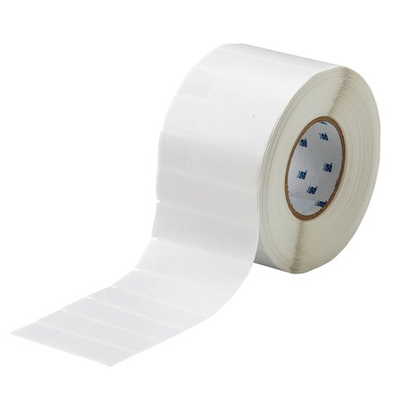 Brady THT-65-427-3 etichetta per stampante Trasparente, Bianco Etichetta per stampante autoadesiva (030539)