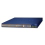 PLANET 48-Port 10/100/1000T 802.3at GSW-5240HP Non gestito Gigabit Ethernet (10/100/1000) Supporto Power over Ethernet (PoE) 1U 