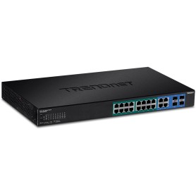 Trendnet TPE-1620WSF switch di rete Gestito L2/L3 Gigabit Ethernet (10/100/1000) Supporto Power over Ethernet (PoE) 1U Nero