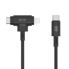 HYPER HyperJuice cavo USB USB 2.0 1,5 m USB C USB C/Lightning Nero (HJ4010BKGL)