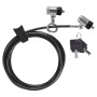 Targus DEFCON P2MKL cavo di sicurezza Grigio 1,8 m (ASP57MKEUX-25)