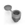 Hama Outdoor presa energia Tipo E Grigio (00176624)