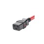Panduit LPCB04-X cavo di alimentazione Rosso 2,4 m IEC C20 IEC C19