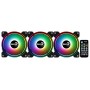 Aerocool Saturn 12F ARGB Pro Case per computer Ventilatore 12 cm Nero (ACF3-ST10247.01)