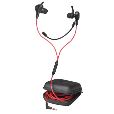 Trust TRU GXT 408 Auricolare Cablato In-ear Giocare Nero, Rosso (23029)