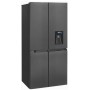 Exquisit MD430-100-WS-201 Frigorifero combinato a doppia porta affiancata, larghezza 83,6 cm, 432 L