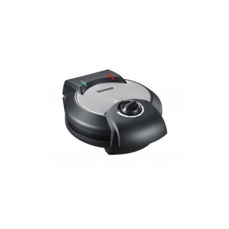 Severin WA 2103 piastra per waffle 4 waffle 1200 W Nero, Argento (WA 2103)