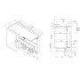 Gorenje OBRB615DOL frigorifero retrò con vano congelatore, larghezza 60 cm, 247 L
