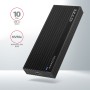 Axagon EEM2-GTR contenitore di unità di archiviazione Box esterno SSD Nero M.2