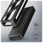 Axagon EEM2-20G NVMe-SSD-Gehäuse USB-C 3.2 20 Gbps 2230 - 2280 - schwarz Box esterno SSD Nero M.2