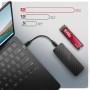Axagon EEM2-20G NVMe-SSD-Gehäuse USB-C 3.2 20 Gbps 2230 - 2280 - schwarz Box esterno SSD Nero M.2