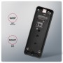 Axagon EEM2-20G NVMe-SSD-Gehäuse USB-C 3.2 20 Gbps 2230 - 2280 - schwarz Box esterno SSD Nero M.2