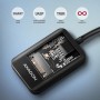 Axagon ADM2-CM contenitore di unità di archiviazione Box esterno SSD Nero M.2 Alimentazione USB