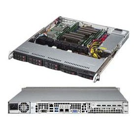 Supermicro CSE-113MFAC2-605CB computer case Supporto Nero 600 W (CSE-113MFAC2-605CB)