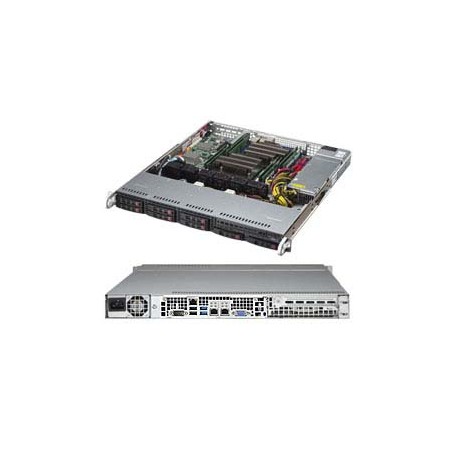 Supermicro CSE-113MFAC2-605CB computer case Supporto Nero 600 W (CSE-113MFAC2-605CB)