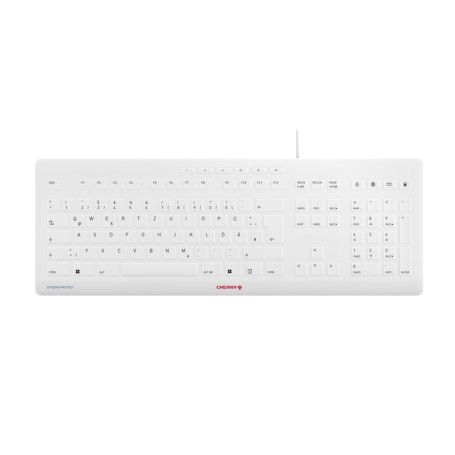 CHERRY Stream tastiera Universale USB QWERTZ Tedesco Grigio (JK-8502DE-0)