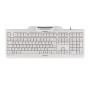 CHERRY KC 1000 SC tastiera Universale USB AZERTY Belga Bianco (JK-A0100BE-0)
