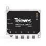 Televes OMS4TSN convertitore segnale Nero, Bianco