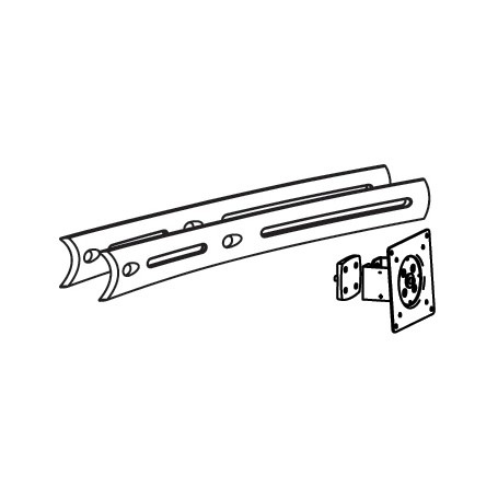 Ergotron DS100 Crossbar Extender, Long (97-447-200)
