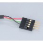 Akasa 0.4m USB (A) cavo USB 0,4 m 4 piedini Nero (EXUSBIE-40)