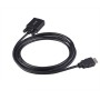Akasa AK-CBHD26-20BK cavo e adattatore video 2 m HDMI tipo A (Standard) VGA (D-Sub) Nero