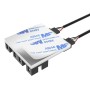 Akasa AK-CBUB64-30BK hub di interfaccia 480 Mbit/s Multicolore