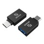 Akasa AK-CBUB62-KT02 adattatore per inversione del genere dei cavi USB Type-C USB Type-A Nero