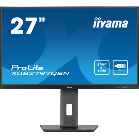 iiyama ProLite XUB2797QSN-B1 Monitor PC 68,6 cm (27") 2560 x 1440 Pixel Wide Quad HD LED Nero